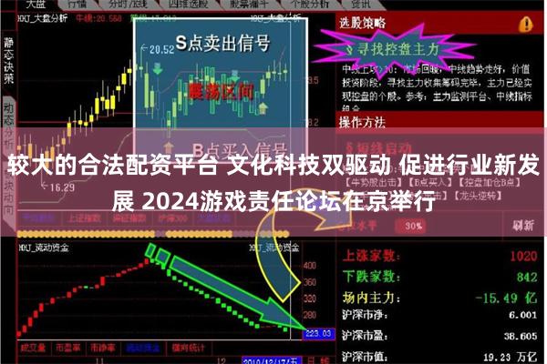 较大的合法配资平台 文化科技双驱动 促进行业新发展 2024游戏责任论坛在京举行