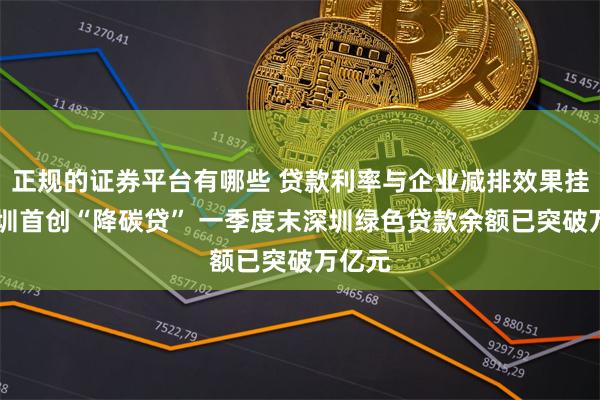 正规的证券平台有哪些 贷款利率与企业减排效果挂钩 深圳首创“降碳贷” 一季度末深圳绿色贷款余额已突破万亿元