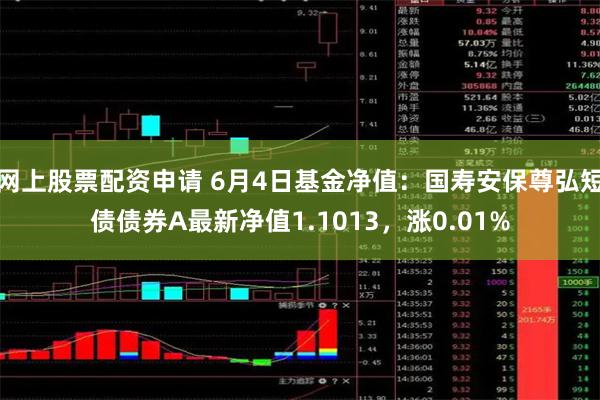 网上股票配资申请 6月4日基金净值：国寿安保尊弘短债债券A最新净值1.1013，涨0.01%