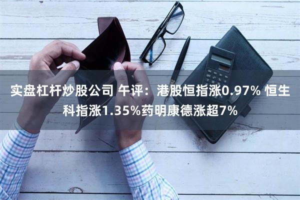 实盘杠杆炒股公司 午评：港股恒指涨0.97% 恒生科指涨1.35%药明康德涨超7%