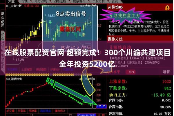 在线股票配资官网 超额完成！300个川渝共建项目全年投资5200亿
